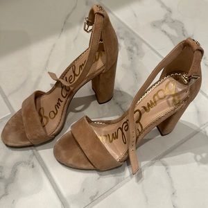 Sam Edelman open toe heel.